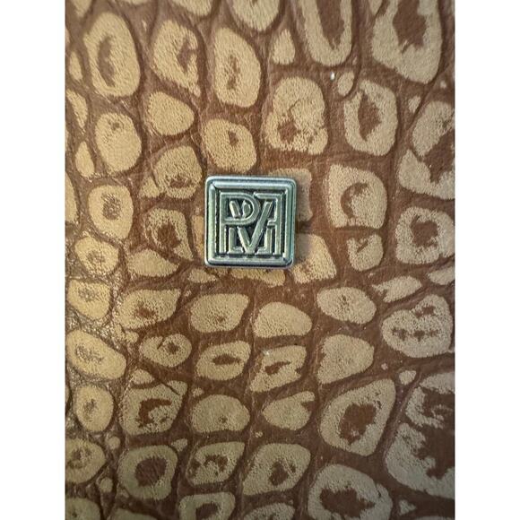 Pour La Victoire 100% leather “Maison Croco” med tote. - Picture 4 of 15